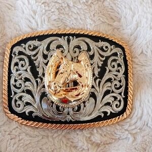 New belt buckles. Made in Mexico.